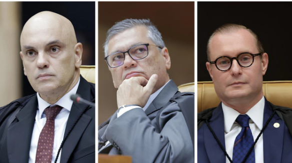 Maioria do STF mantém Moraes, Dino e Zanin em julgamento de Bolsonaro